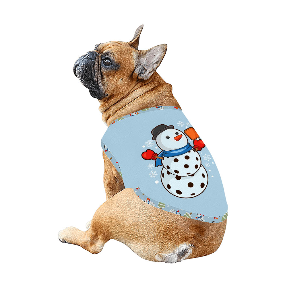 Pickleball Snowman Christmas Pajamas Matching Family And Dog Pickleball Snowman Christmas Pajamas Matching Family And Dog