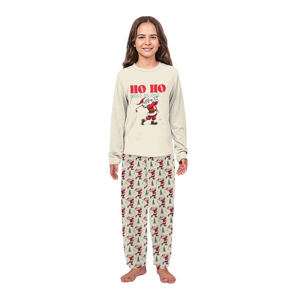 Golf Christmas Pajamas All Sizes Saying Ho Ho Hole In One Golf Christmas Pajamas All Sizes Saying Ho Ho Hole In One