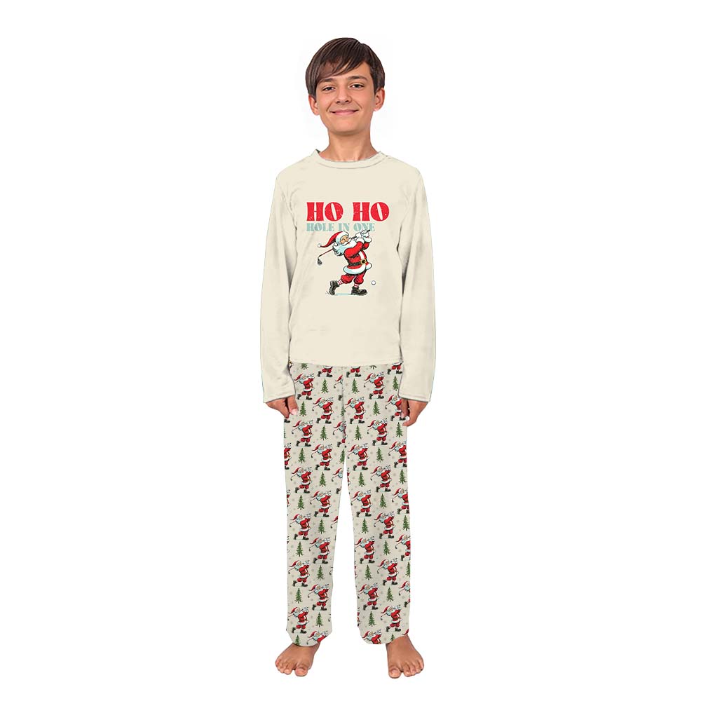 Golf Christmas Pajamas All Sizes Saying Ho Ho Hole In One Golf Christmas Pajamas All Sizes Saying Ho Ho Hole In One