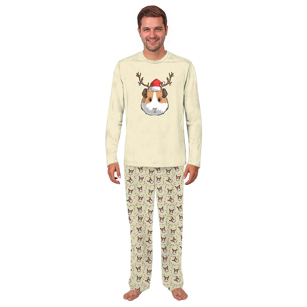 Cute Christmas Pajamas Family With Guinea Pig On Them Cute Christmas Pajamas Family With Guinea Pig On Them
