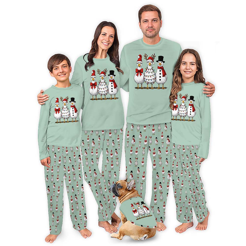 Silly Goose Family Christmas Pajamas With All Sizes Silly Goose Family Christmas Pajamas With All Sizes
