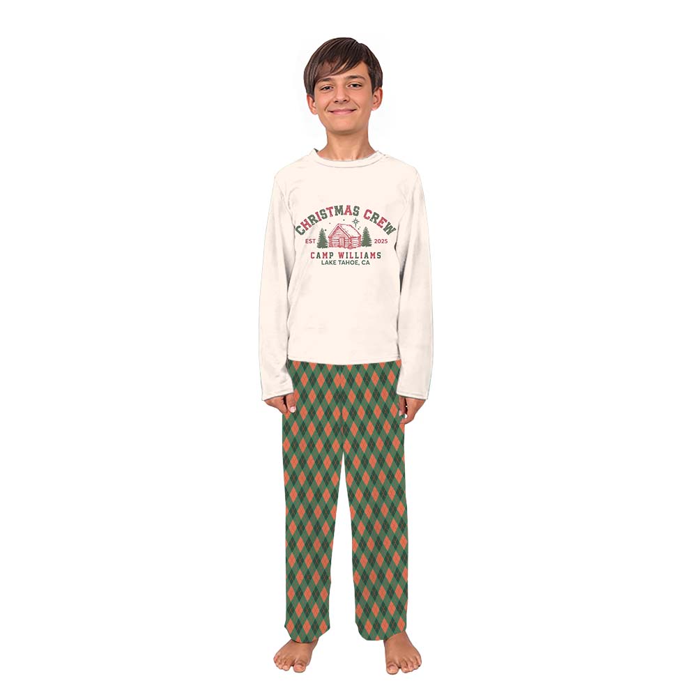 Personalized Camping Christmas Crew Family Pajamas All Sizes Personalized Camping Christmas Crew Family Pajamas All Sizes