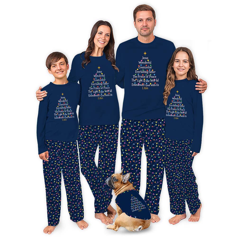 Matching Christian Christmas Pjs With Bible Verse On Them Matching Christian Christmas Pjs With Bible Verse On Them