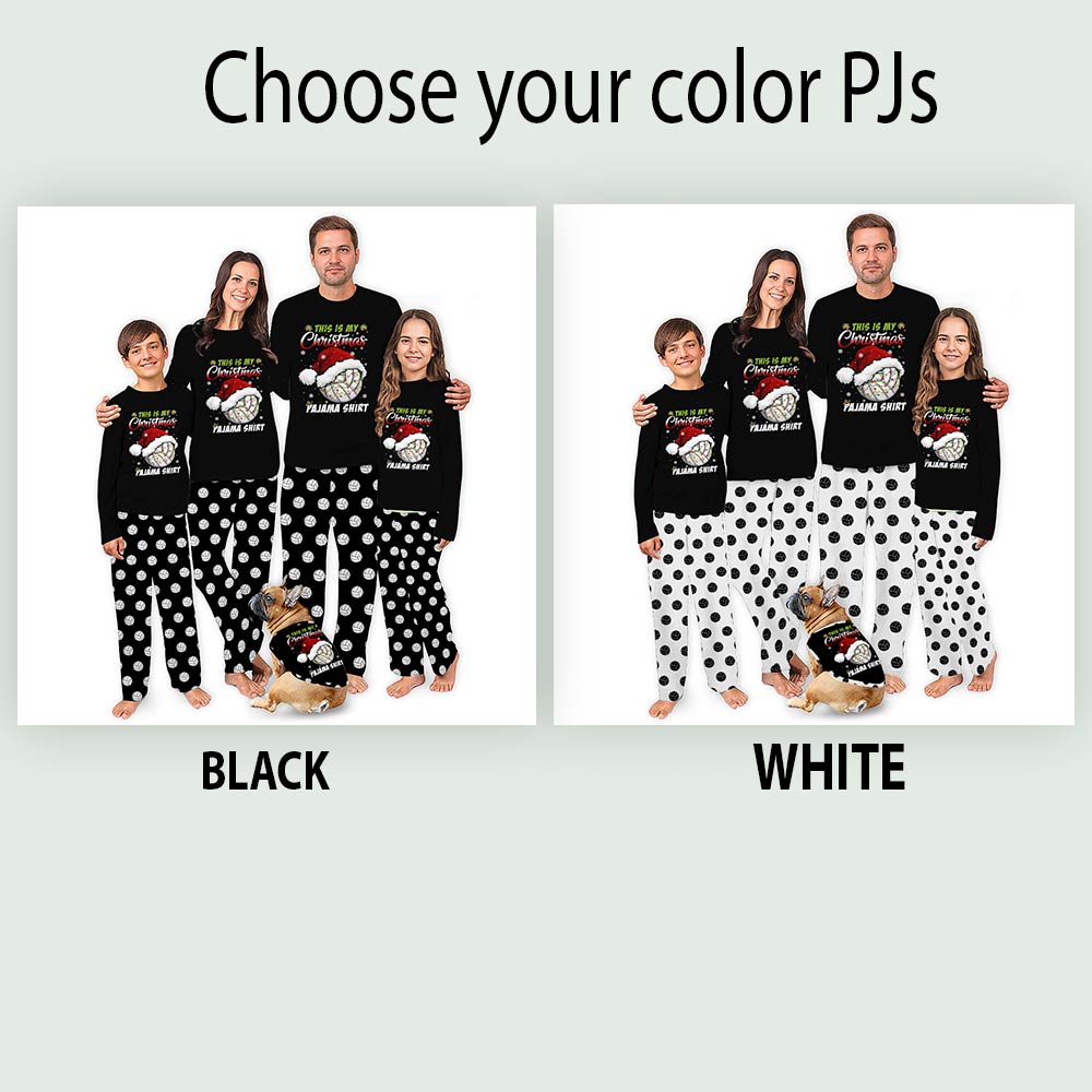 This is My Christmas Pajamas with Volleyball Print Plus Size Available This is My Christmas Pajamas with Volleyball Print Plus Size Available