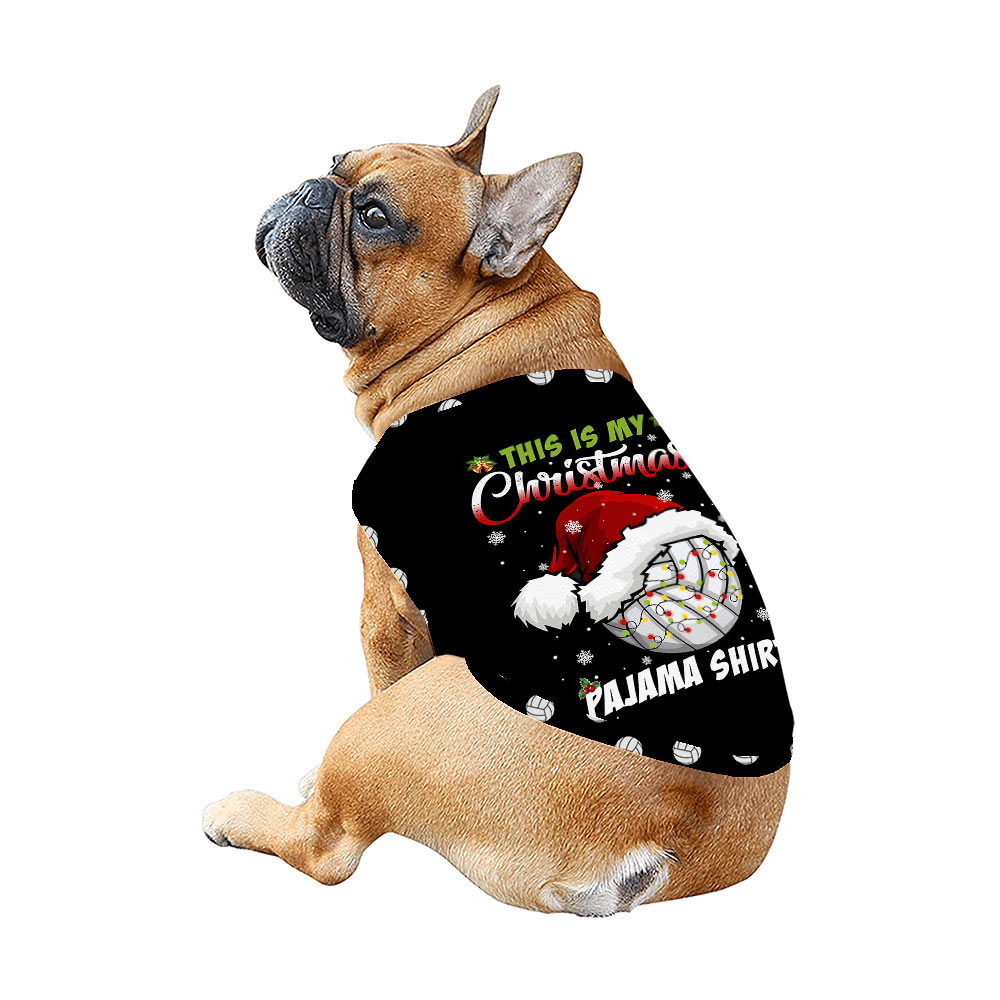 This is My Christmas Pajamas with Volleyball Print Plus Size Available This is My Christmas Pajamas with Volleyball Print Plus Size Available