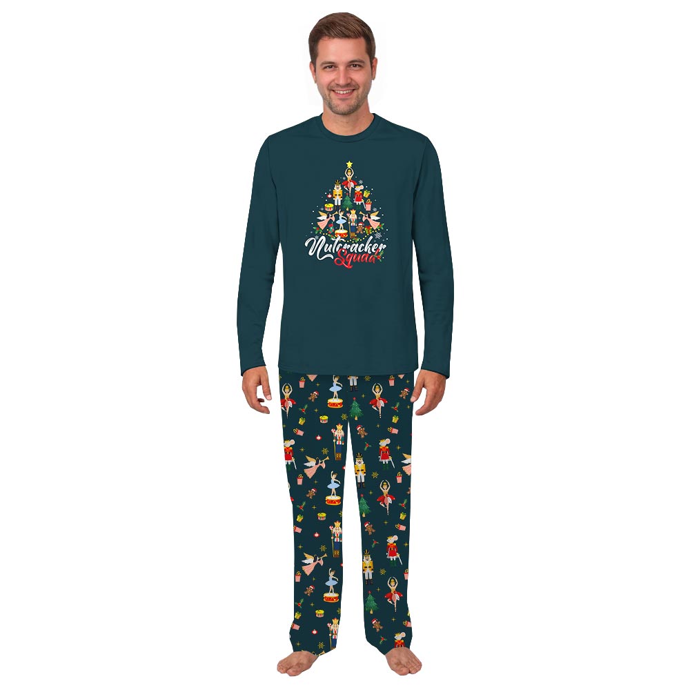 Funny Nutcracker Squad Xmas Tree Jammies For Family Funny Nutcracker Squad Xmas Tree Jammies For Family