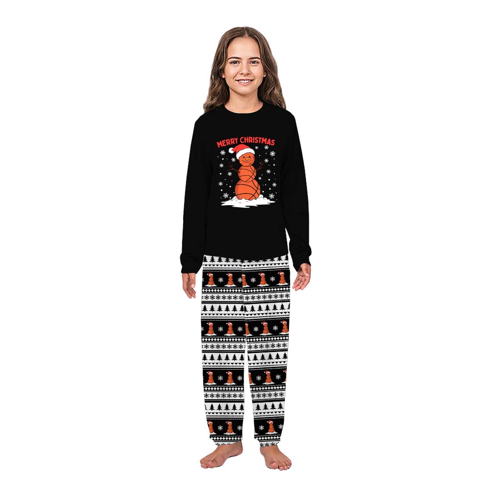 Basketball Snowman Ugly Christmas Pajamas All Sizes Basketball Snowman Ugly Christmas Pajamas All Sizes