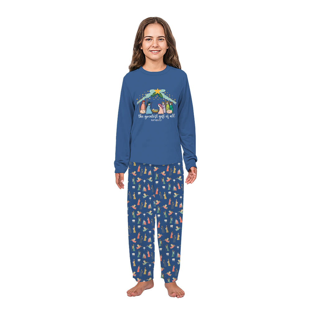 Christian Christmas Matching Christmas Pjs For Family And Dog