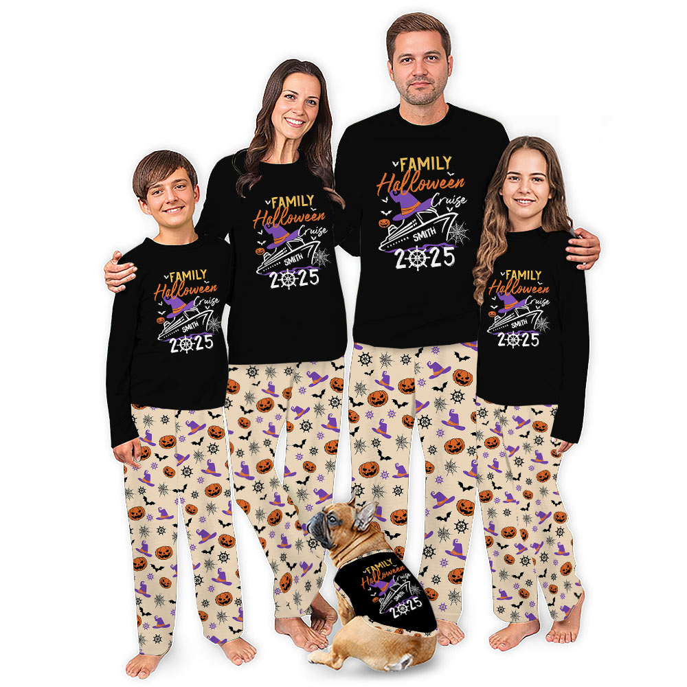 Name Personalized Family Halloween Cruise Matching Family Pjs Name Personalized Family Halloween Cruise Matching Family Pjs