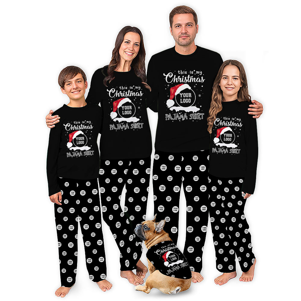 Custom Logo With Funny Sayings This Is My Christmas Pajama Shirt Custom Logo With Funny Sayings This Is My Christmas Pajama Shirt