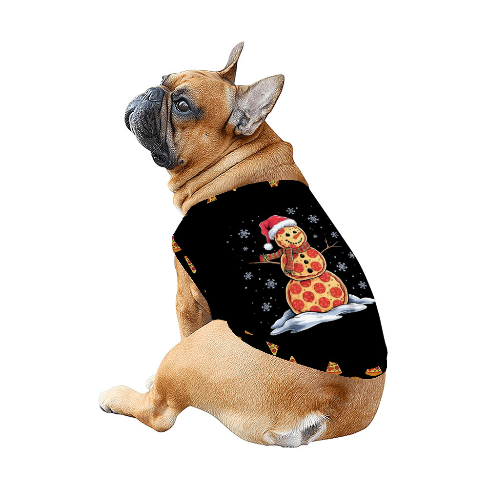 Cutest Pizza Snowman Matching Family Christmas Pajamas With Dog Cutest Pizza Snowman Matching Family Christmas Pajamas With Dog