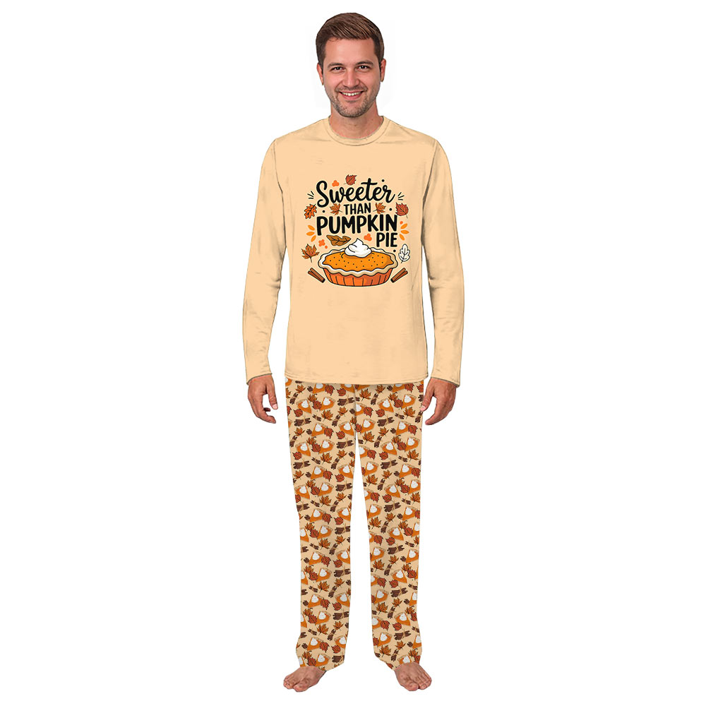Cream Pumpkin Pie Thanksgiving Matching Family Jammies Cream Pumpkin Pie Thanksgiving Matching Family Jammies