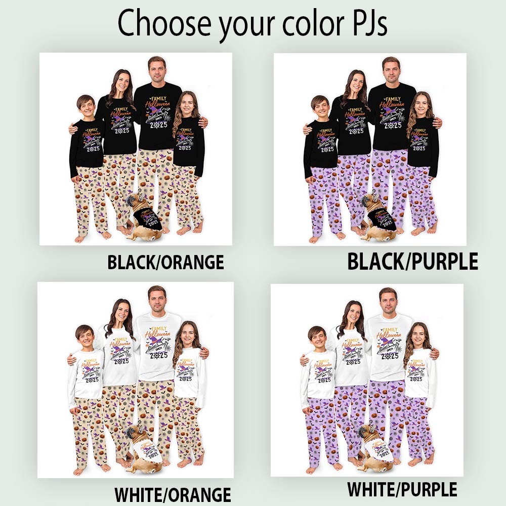 Name Personalized Family Halloween Cruise Matching Family Pjs Name Personalized Family Halloween Cruise Matching Family Pjs