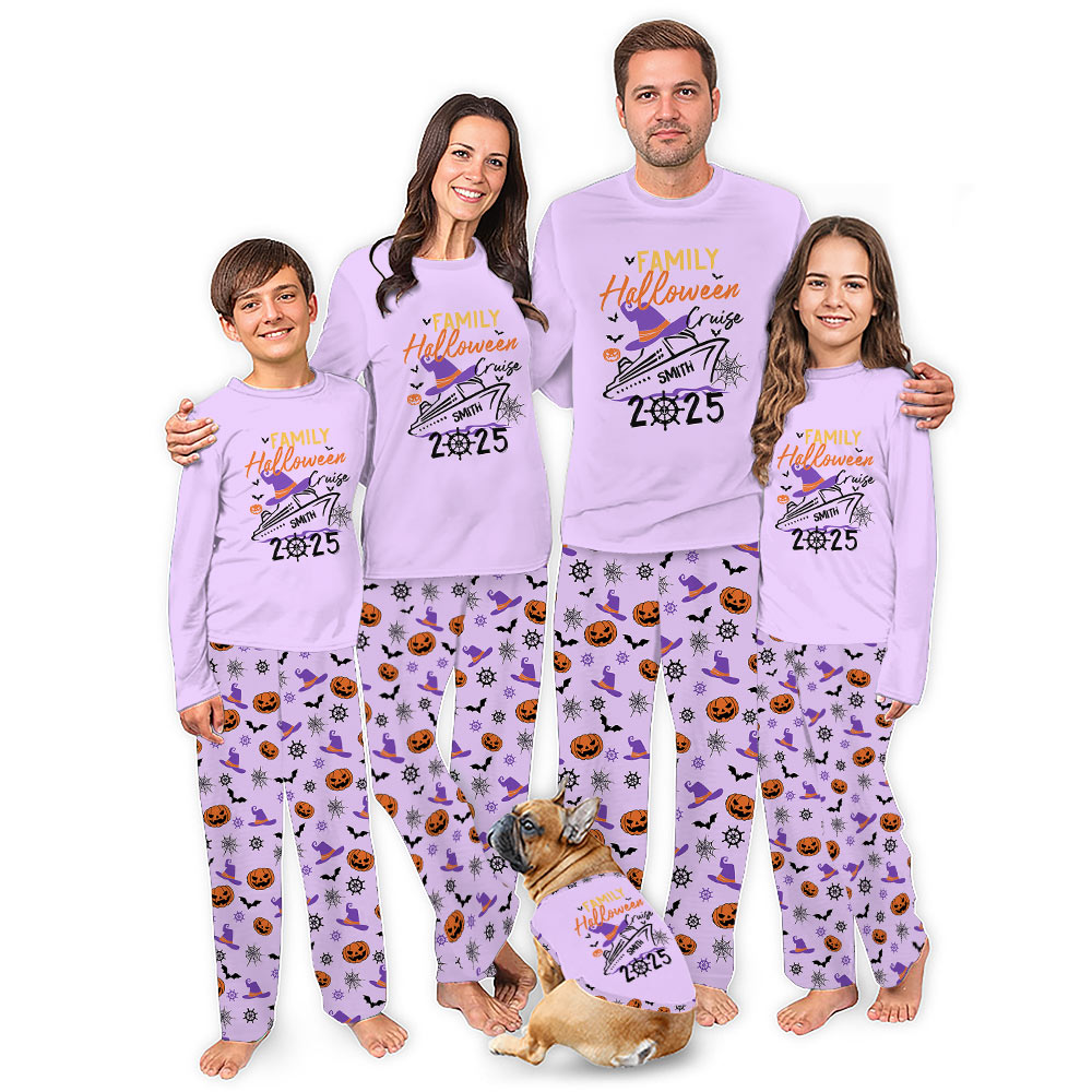 Name Personalized Family Halloween Cruise Matching Family Pjs Name Personalized Family Halloween Cruise Matching Family Pjs