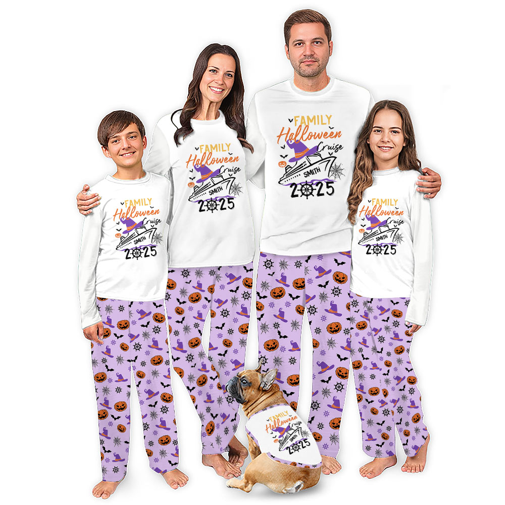 Name Personalized Family Halloween Cruise Matching Family Pjs Name Personalized Family Halloween Cruise Matching Family Pjs