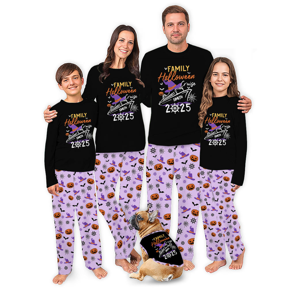 Name Personalized Family Halloween Cruise Matching Family Pjs Name Personalized Family Halloween Cruise Matching Family Pjs