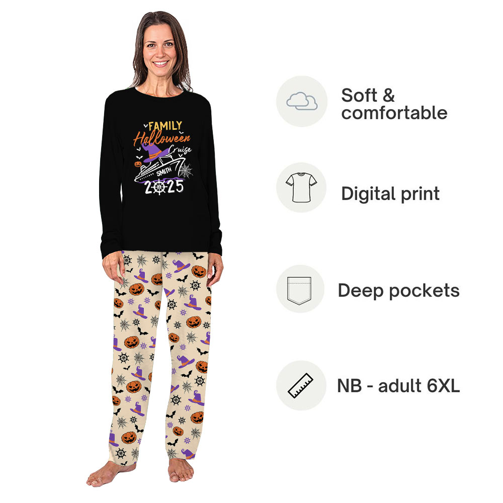 Name Personalized Family Halloween Cruise Matching Family Pjs Name Personalized Family Halloween Cruise Matching Family Pjs