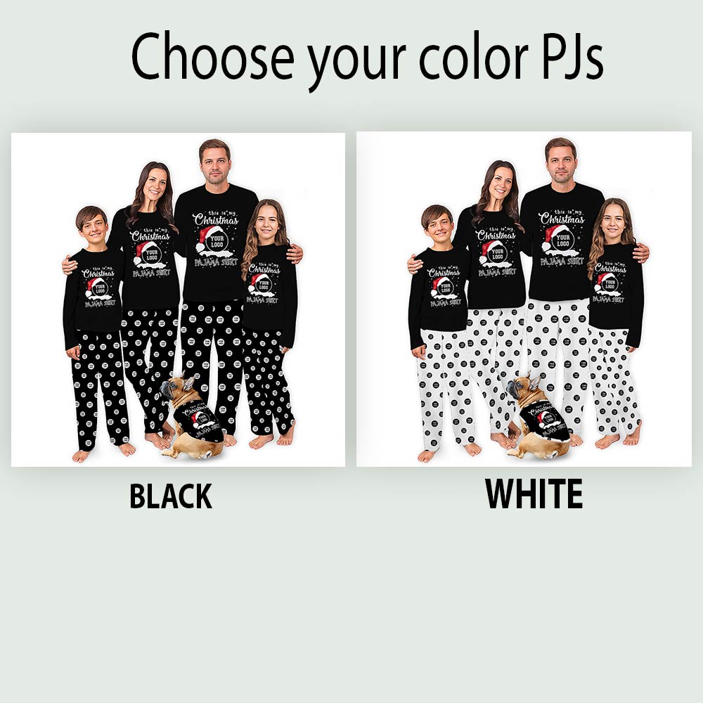 Custom Logo With Funny Sayings This Is My Christmas Pajama Shirt Custom Logo With Funny Sayings This Is My Christmas Pajama Shirt