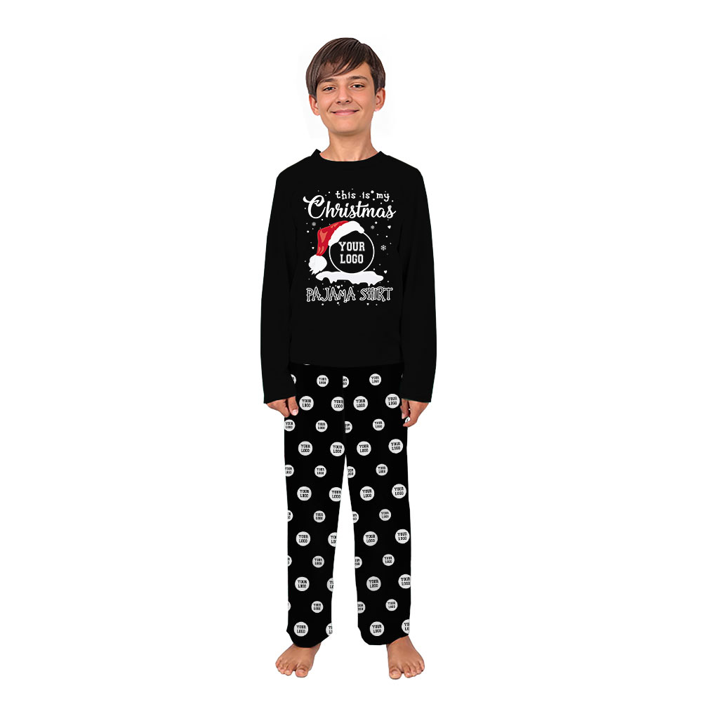 Custom Logo With Funny Sayings This Is My Christmas Pajama Shirt Custom Logo With Funny Sayings This Is My Christmas Pajama Shirt