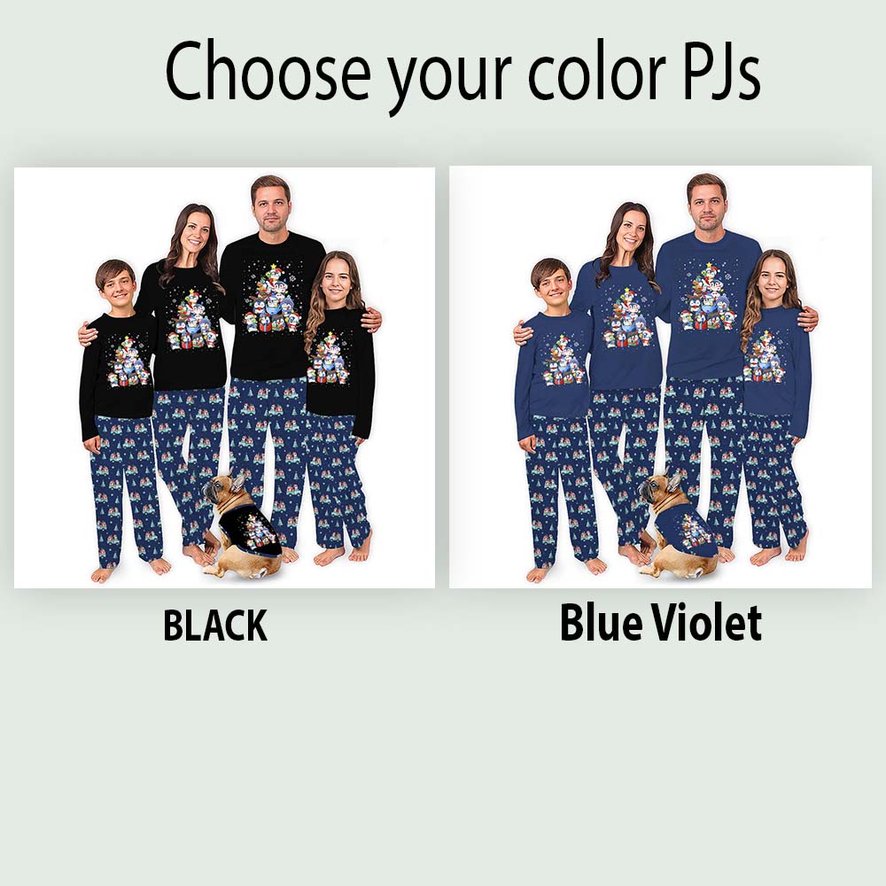 Cute Penguin Christmas Pajamas For Family With Pockets Cute Penguin Christmas Pajamas For Family With Pockets