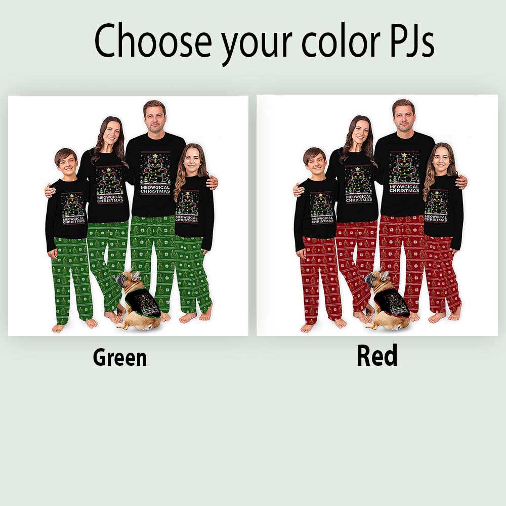 Ugly Meowy Christmas Pajamas All Sizes With Pockets Ugly Meowy Christmas Pajamas All Sizes With Pockets