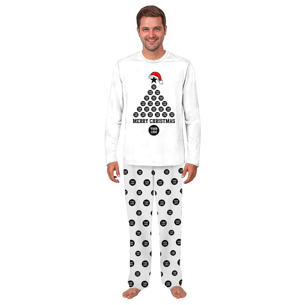 Custom Logo Matching Christmas Pajamas With Sizes For The Whole Crew Custom Logo Matching Christmas Pajamas With Sizes For The Whole Crew