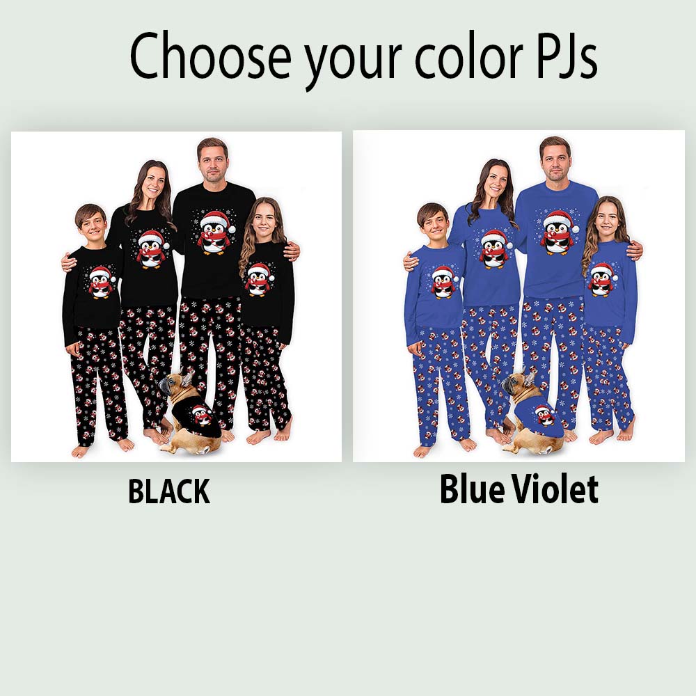 Cute Penguin Matching Christmas Pajamas All Sizes For The Whole Family Cute Penguin Matching Christmas Pajamas All Sizes For The Whole Family
