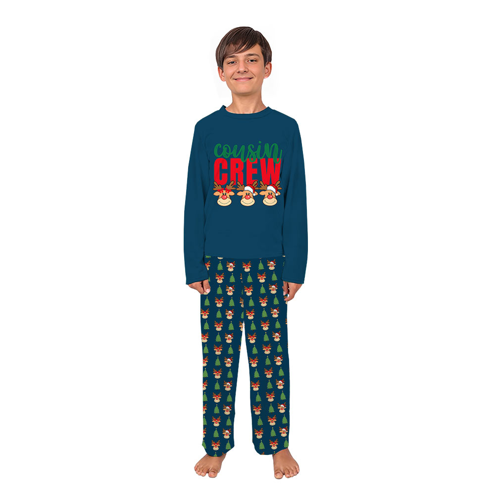 Funny Cousin Crew Reindeer Matching Family Xmas Pajamas Funny Cousin Crew Reindeer Matching Family Xmas Pajamas