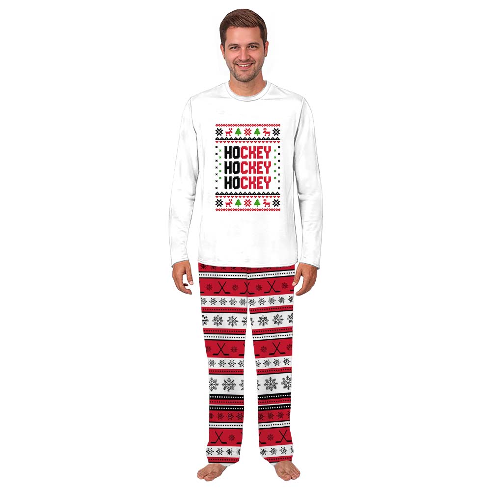 Ugly Hockey Christmas Pajamas For The Whole Family Ugly Hockey Christmas Pajamas For The Whole Family