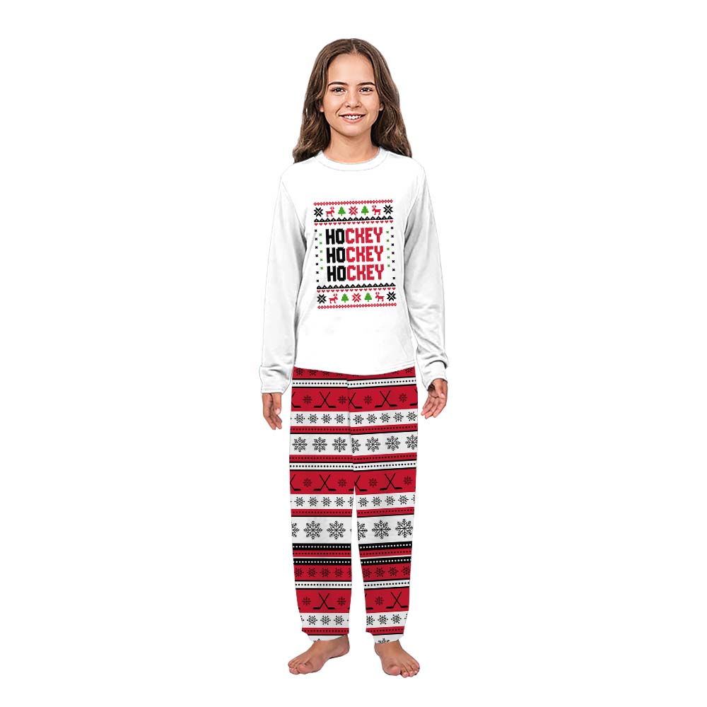 Ugly Hockey Christmas Pajamas For The Whole Family Ugly Hockey Christmas Pajamas For The Whole Family