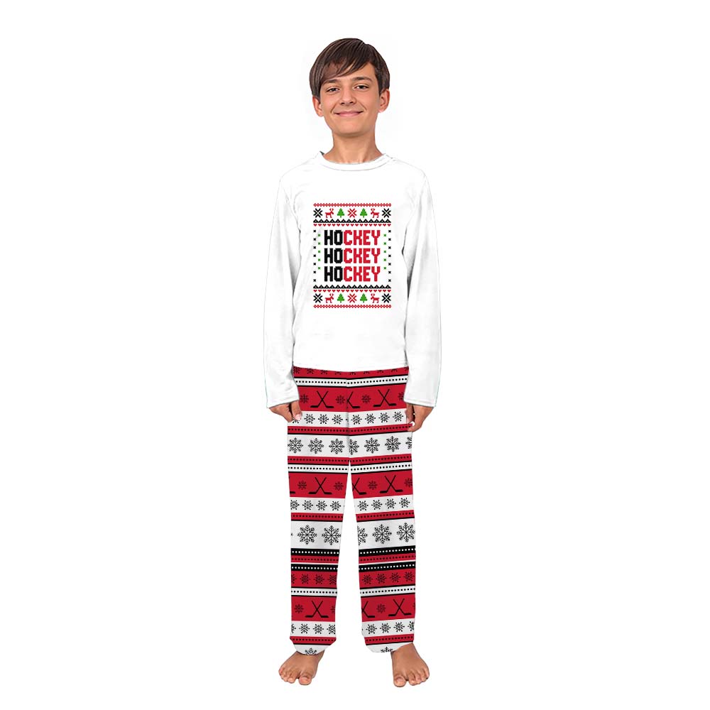Ugly Hockey Christmas Pajamas For The Whole Family Ugly Hockey Christmas Pajamas For The Whole Family