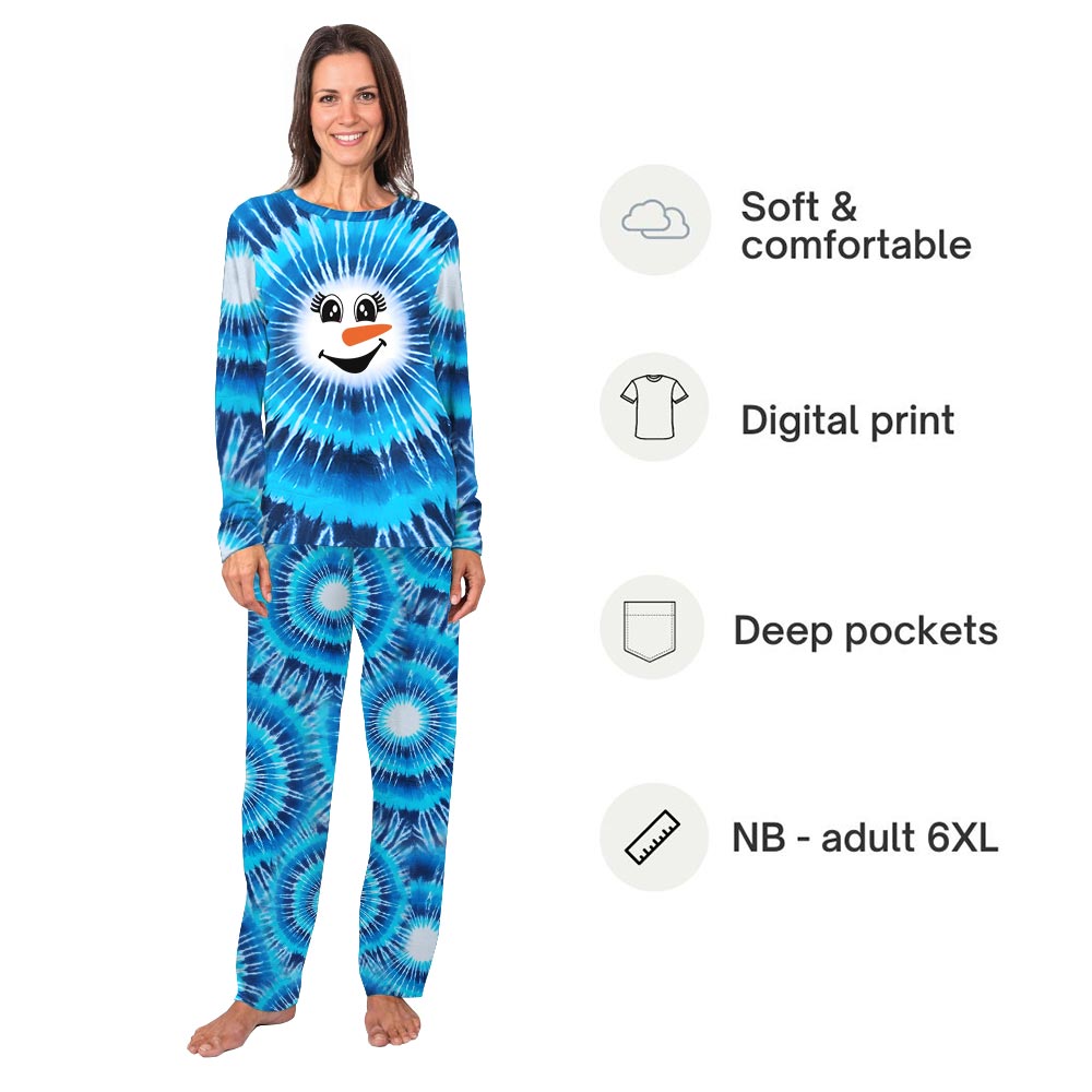 Funny Custom Snowman Face Pajamas For The Family For Christmas Funny Custom Snowman Face Pajamas For The Family For Christmas