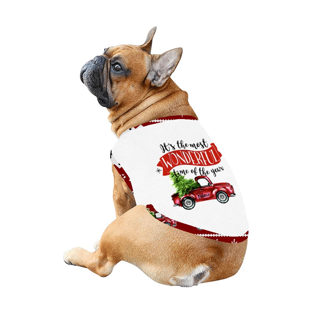 Red Truck Wonderful Time Of The Year Holiday Pajama Sets