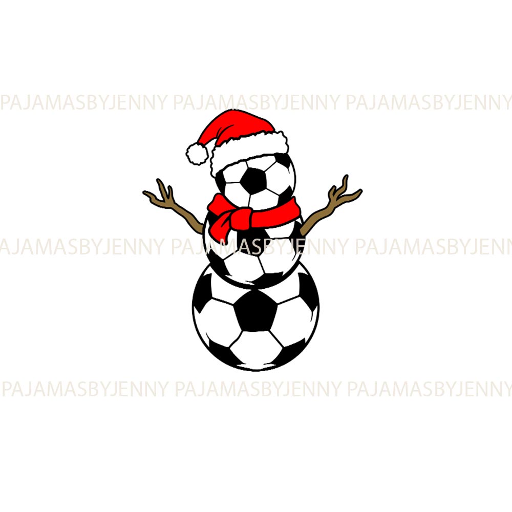 Funny Soccer Snowman Family Pajamas Matching Christmas Funny Soccer Snowman Family Pajamas Matching Christmas