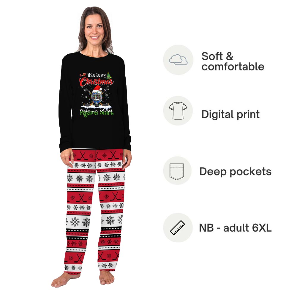 This Is My Ice Hockey Christmas Pj for Christmas Family This Is My Ice Hockey Christmas Pj for Christmas Family