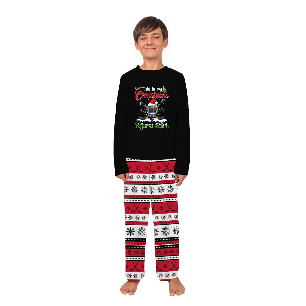 This Is My Ice Hockey Christmas Pj for Christmas Family This Is My Ice Hockey Christmas Pj for Christmas Family