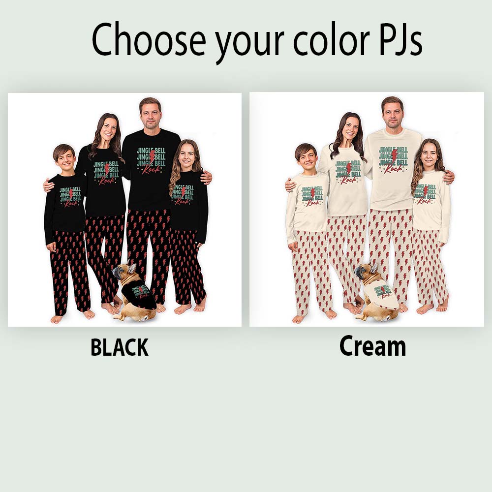 Jingle Bell Rock Matching Family Christmas Pajamas Jingle Bell Rock Matching Family Christmas Pajamas