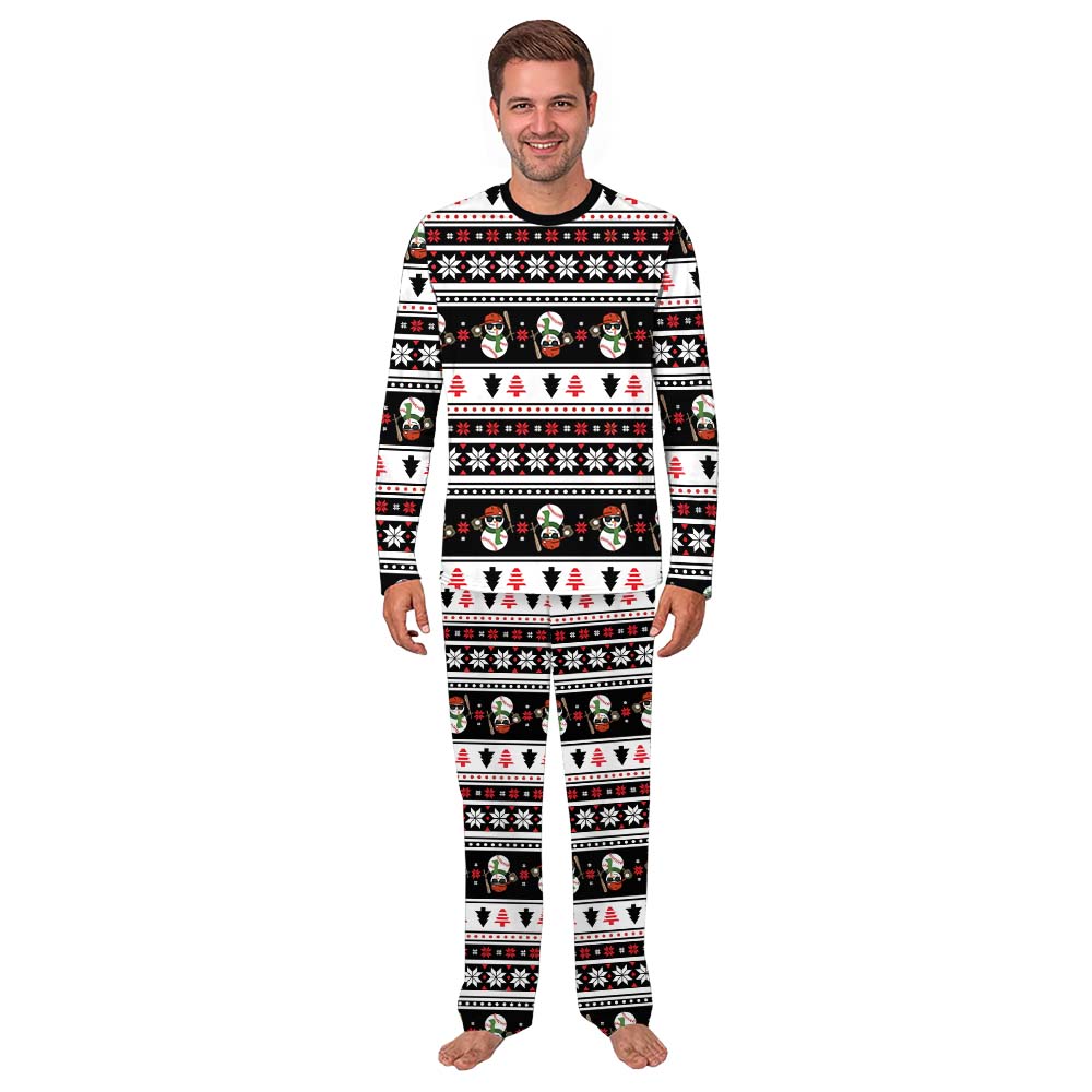 Ugly Sports Christmas Pajamas With Sizes For The Whole Crew Ugly Sports Christmas Pajamas With Sizes For The Whole Crew