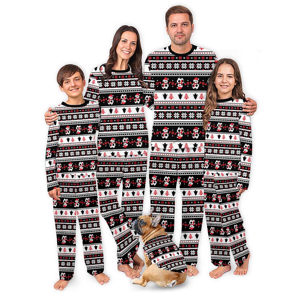 Ugly Sports Christmas Pajamas With Sizes For The Whole Crew Ugly Sports Christmas Pajamas With Sizes For The Whole Crew