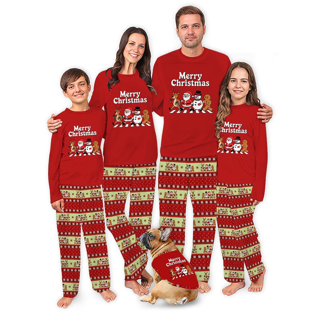 Cute Family Pajamas For Christmas With Pockets Cute Family Pajamas For Christmas With Pockets