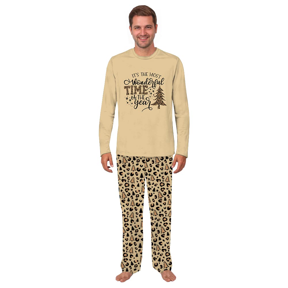 It is The Most Wonderful Time Leopard Christmas Pajamas It is The Most Wonderful Time Leopard Christmas Pajamas