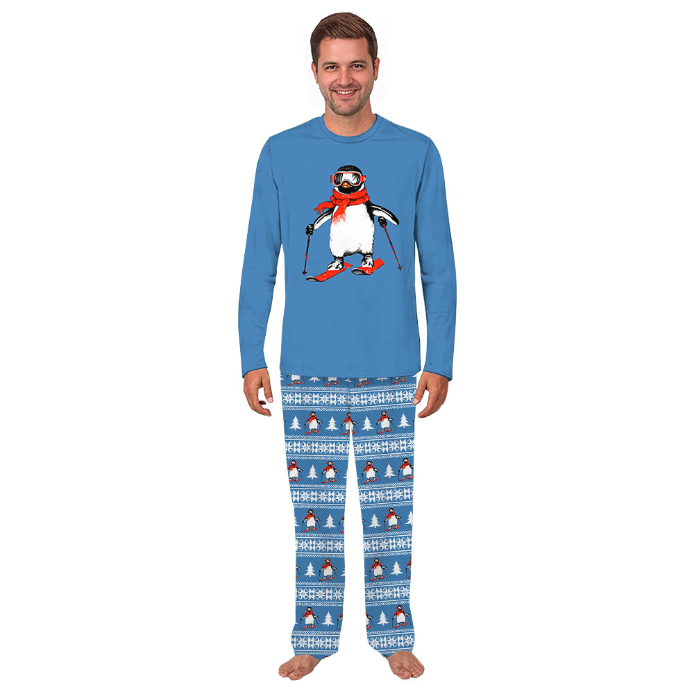 Funny Penguin Christmas Pajamas Matching Family And Dog Funny Penguin Christmas Pajamas Matching Family And Dog
