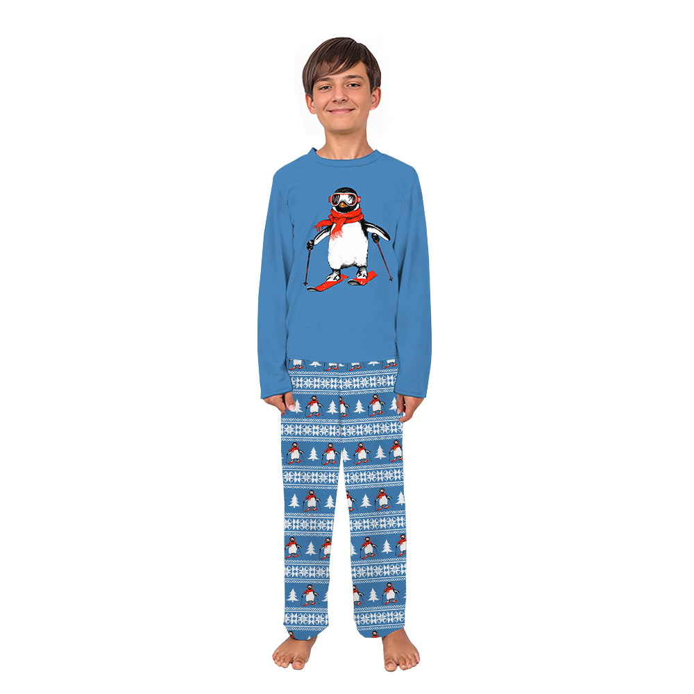 Funny Penguin Christmas Pajamas Matching Family And Dog Funny Penguin Christmas Pajamas Matching Family And Dog