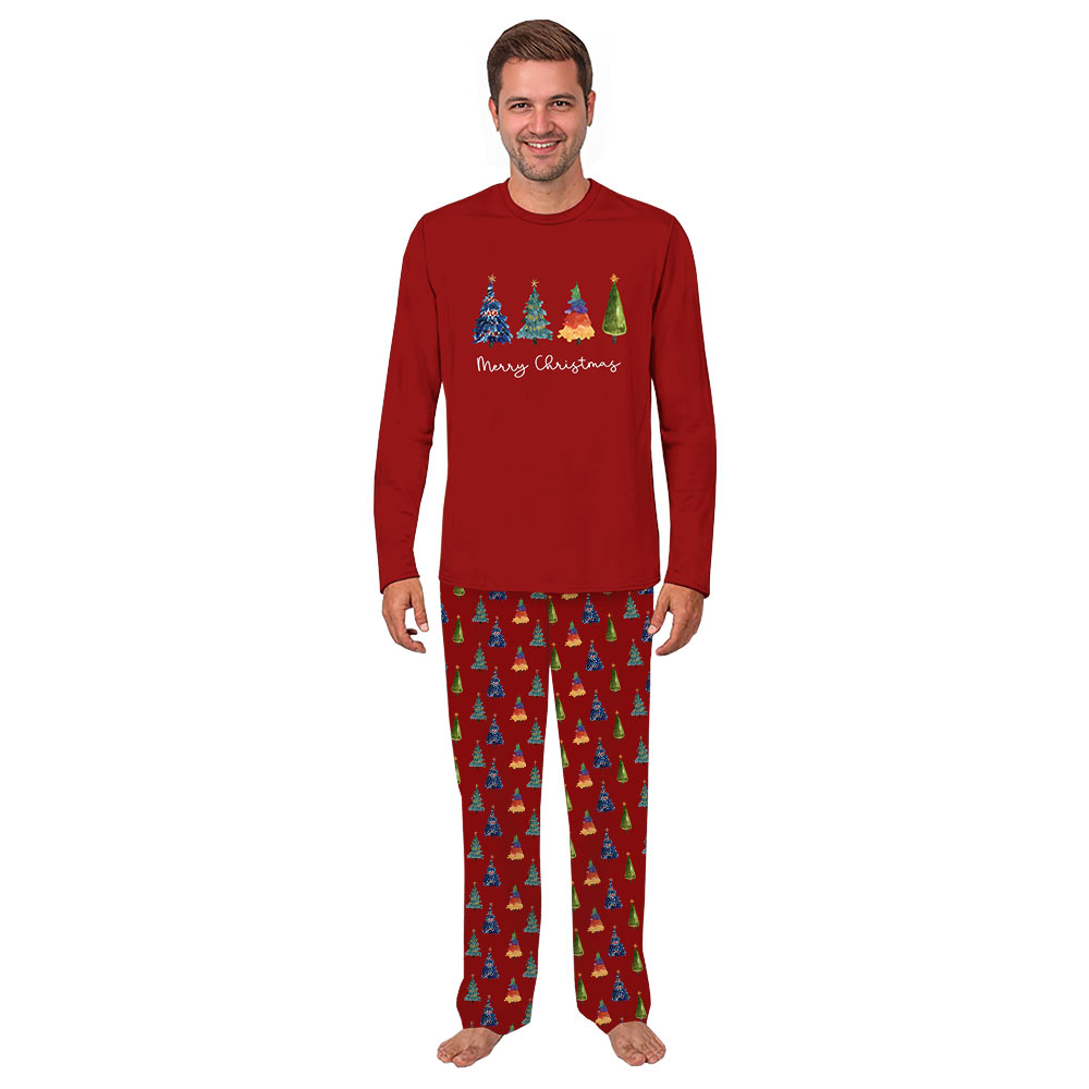 Merry Christmas Tree Matching Family and Dog Pajamas Merry Christmas Tree Matching Family and Dog Pajamas