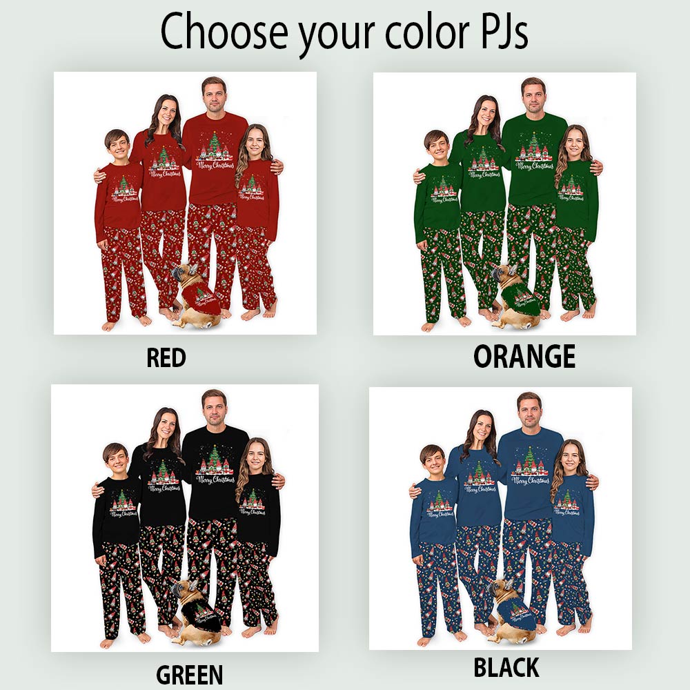 Gnome Merry Christmas Matching Family And Dog Pajamas Gnome Merry Christmas Matching Family And Dog Pajamas