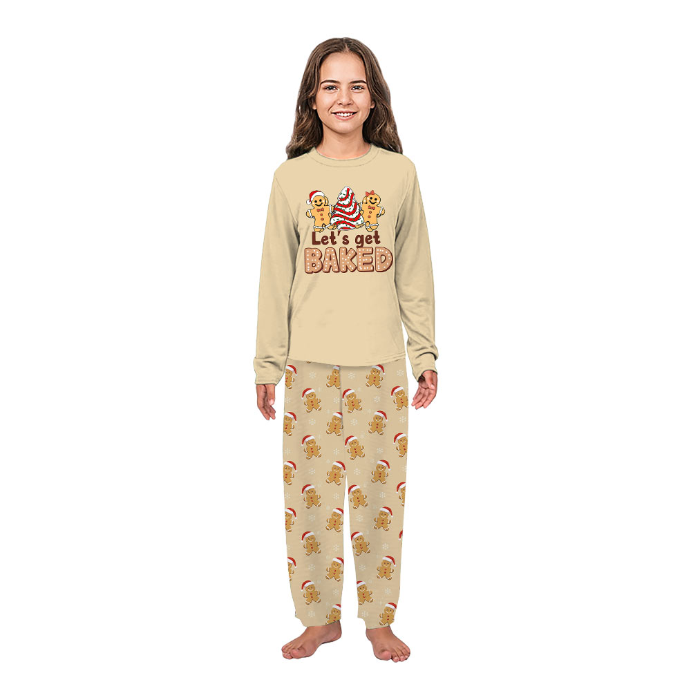 Lets Get Baked Gingerbread Matching Pjs For Xmas Lets Get Baked Gingerbread Matching Pjs For Xmas
