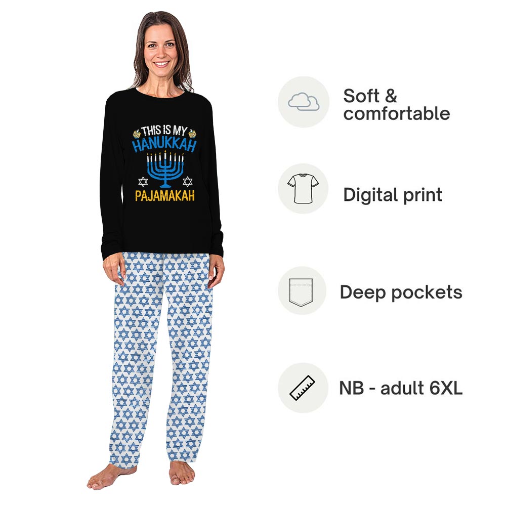 This Is My Matching Hanukkah Pajamas Family With Dog This Is My Matching Hanukkah Pajamas Family With Dog