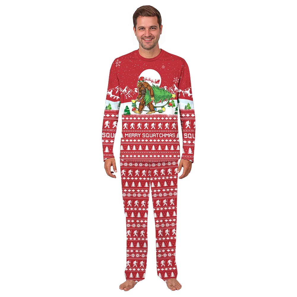 Sasquatch Ugly Family Christmas Pajamas All Sizes Sasquatch Ugly Family Christmas Pajamas All Sizes