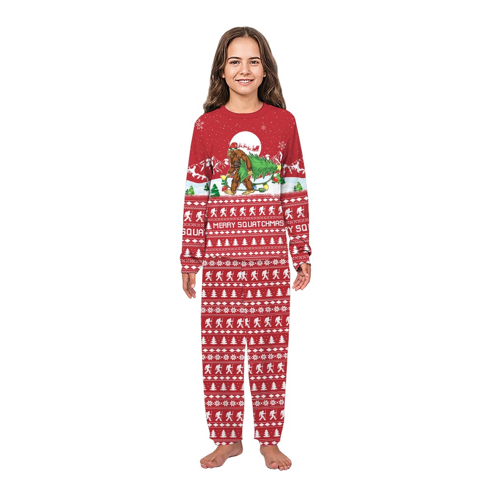 Sasquatch Ugly Family Christmas Pajamas All Sizes Sasquatch Ugly Family Christmas Pajamas All Sizes