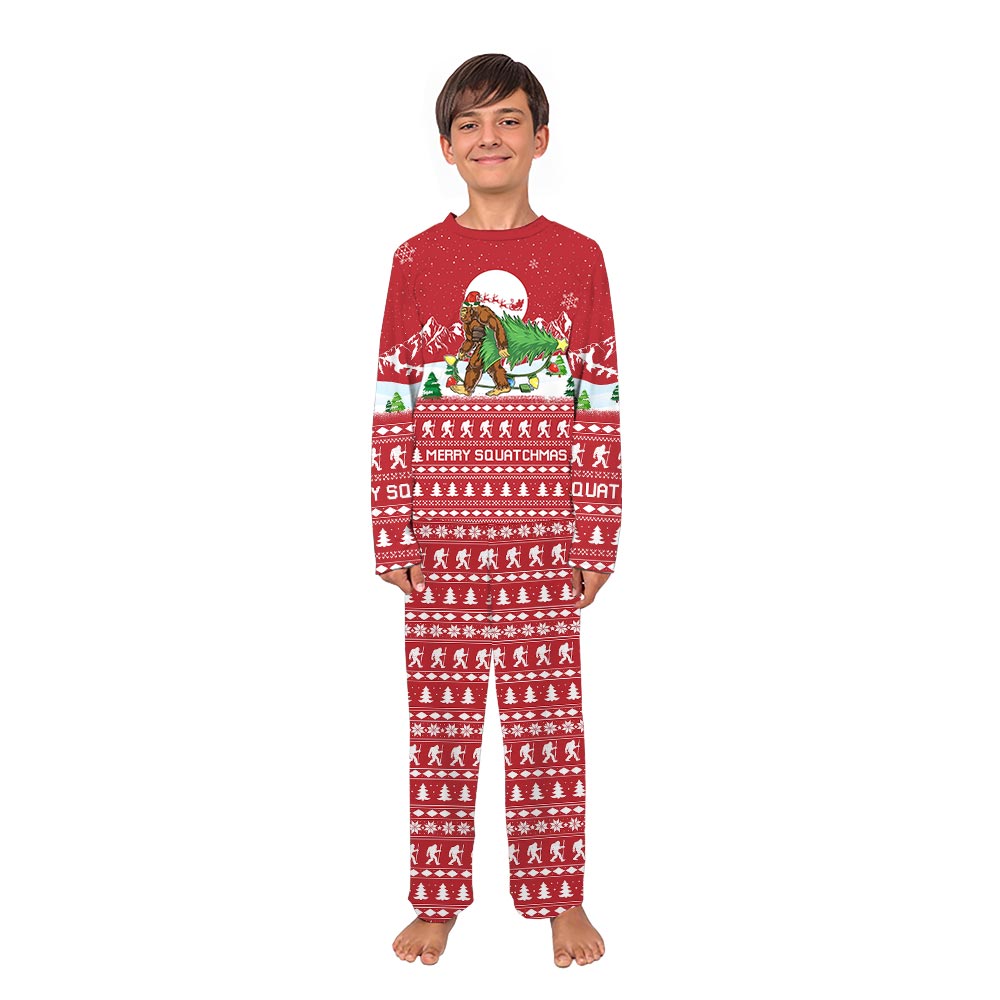 Sasquatch Ugly Family Christmas Pajamas All Sizes Sasquatch Ugly Family Christmas Pajamas All Sizes